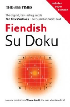 Image of The Times Fiendish Su Doku Book 1 by Wayne Gould Paperback