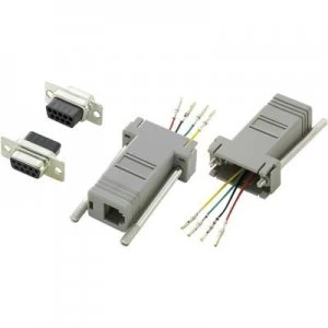 Image of D SUB adapter D SUB socket 9 pin RJ11 socketConrad Components1 pcs