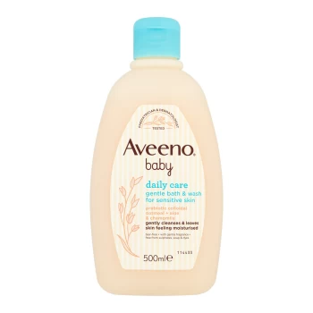 image of Aveeno Baby Daily Care Gentle Bath & Wash 400ml