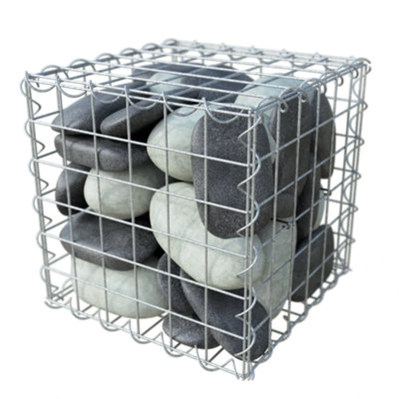 Image of Apollo Gardening Galvanised Steel Wire Gabion Kit, (H)30Cm X (L)30Cm