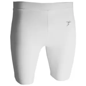 Image of Precision Childrens/Kids Essential Baselayer Sports Shorts (S) (White)
