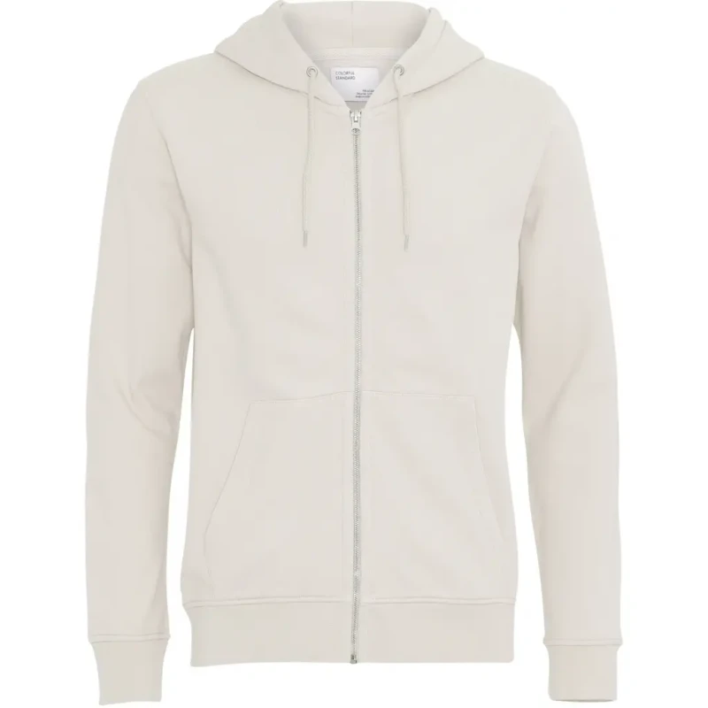 Image of Colorful Standard Zip-up hoodie Colorful Standard Classic Organic ivory white Blanc Unisex XL