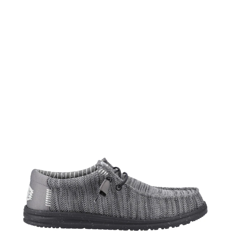 Image of HEYDUDE Wally Stretch Mesh Shoes Grey male 9 (43)