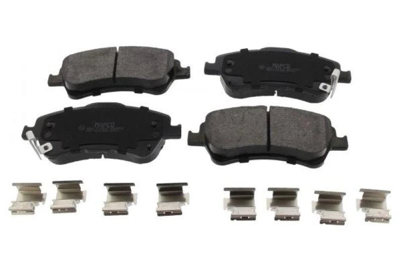 Image of MAPCO 6910 Brake pad set Front Axle, with acoustic wear warning, with anti-squeak plate Brake Pad Set,disc brake (402)