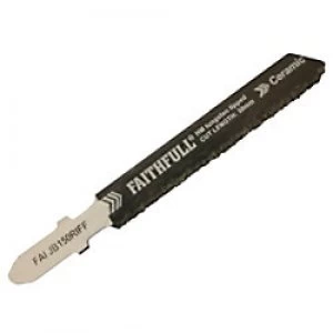 Image of Faithfull TCT Riff Tile Cutting Jigsaw Blade Pack of 5