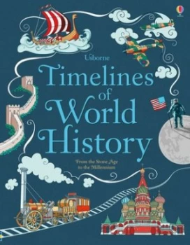 Image of Usborne Timelines of World History by Jane Chisholm Hardback