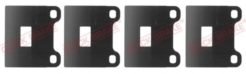 Image of QUICK BRAKE Brake pad fitting kit QUICK BRAKE W1214