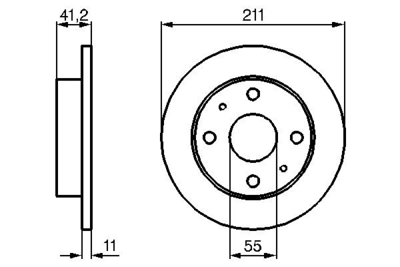 Image of Brake disc Bosch 0 986 479 119