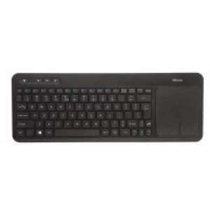Image of Trust VEZA Wireless Touchpad Keyboard UK Layout