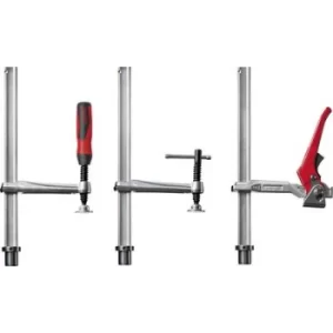Image of G-clamp for welding tables with 2K-handle Bessey TW28-30-14-2K Span width (max.):300 mm Nosing length:140 mm