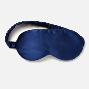 image of Silk Eye Mask - Midnight Blue