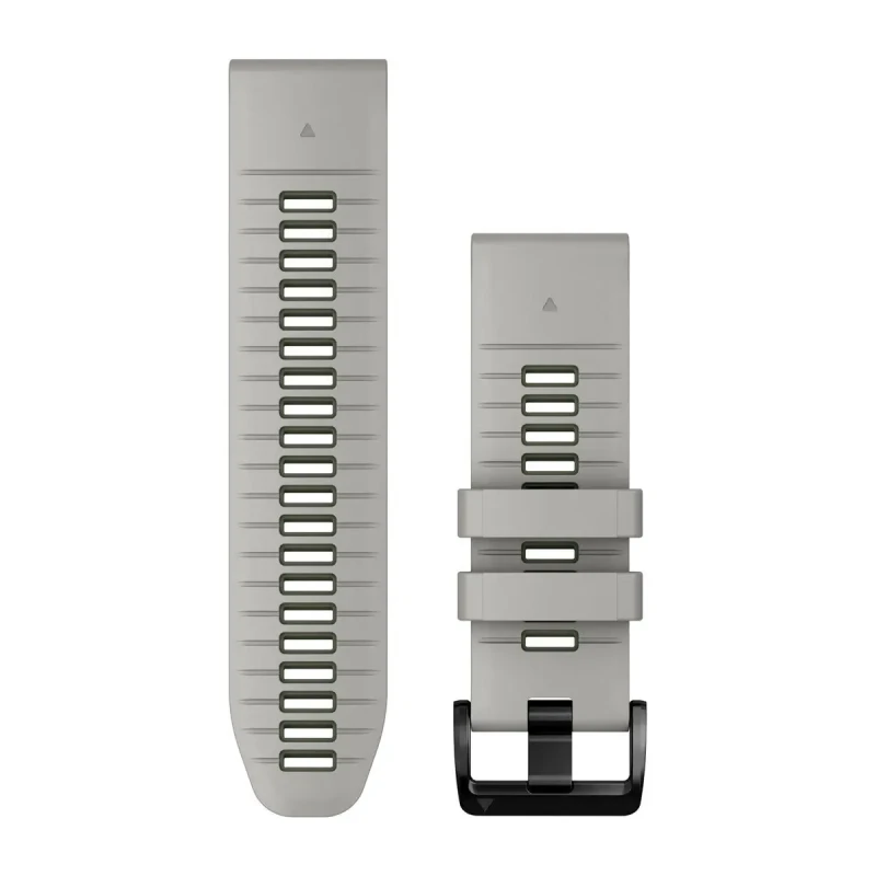 Image of Garmin 010-13281-08 QuickFitA 26 Strap Only Fog Grey/Moss Watch