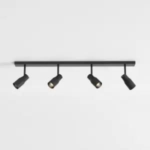 Image of Apollo Four Bar 4 Light Spotlight Matt Black, GU10
