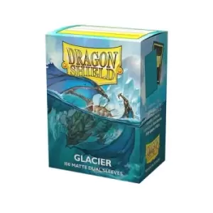 Image of Dragon Shield Dual Matte - Glacier - 100 Sleeves