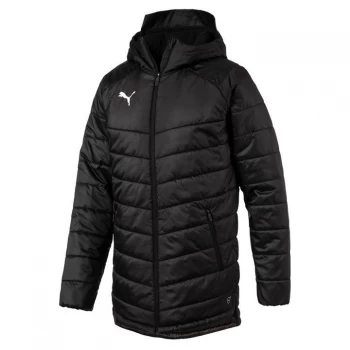 Image of Puma Newcastle United Bench Jacket 2020 2021 Mens - Black/White