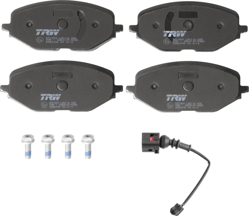 Image of Brake pad set TRW GDB2392