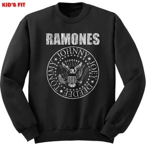 Image of Ramones - Presidential Seal Kids 9 - 11 Years Sweatshirt - Black