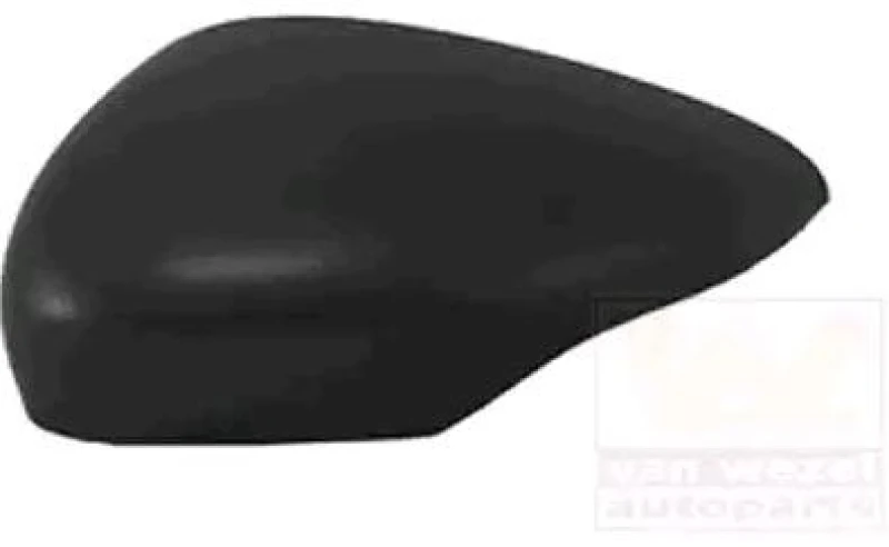 Image of VAN WEZEL 1807841 Cover, outside mirror * HAGUS * Left, black, Rough Cover,outside mirror (23)