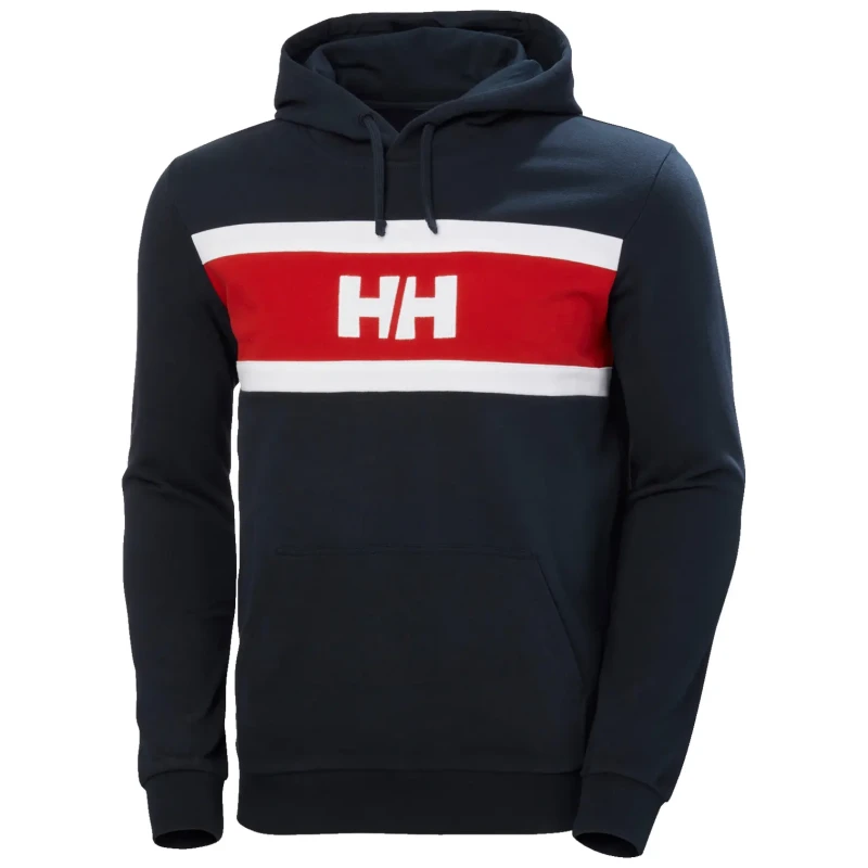 Image of Helly Hansen Cotton hoodie Helly Hansen Salt Bleu Male S