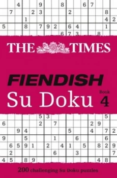 Image of The Times Fiendish Su Doku Book 4 by The Times Mind Games Paperback