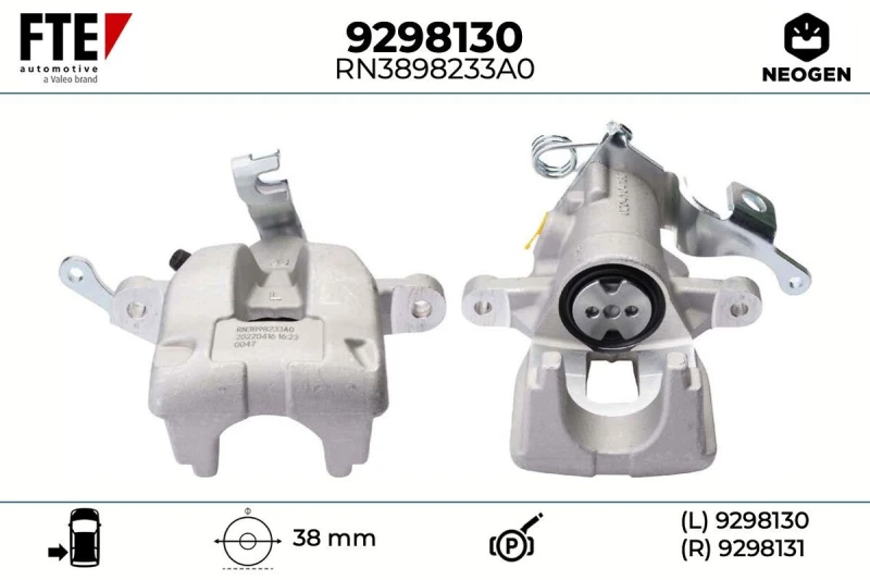 Image of Brake caliper FTE 9298130