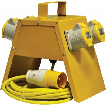 Image of Faithfull Distribution Box 4 Way 110V