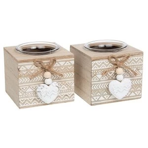 Image of Provence Aztec Single Tealight Holder (One Supplied)