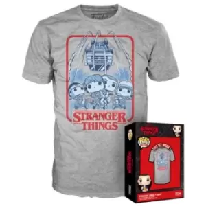 Image of Stranger Things Boxed Tee T-Shirt Group Size L