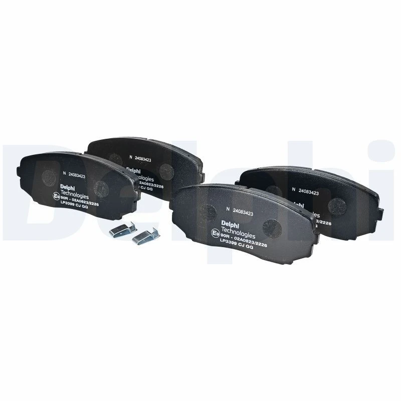 Image of DELPHI Brake pad set DELPHI LP3399