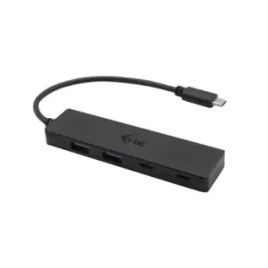 image of i-tec Metal USB-C HUB 2x USB 3.0 + 2x USB-C