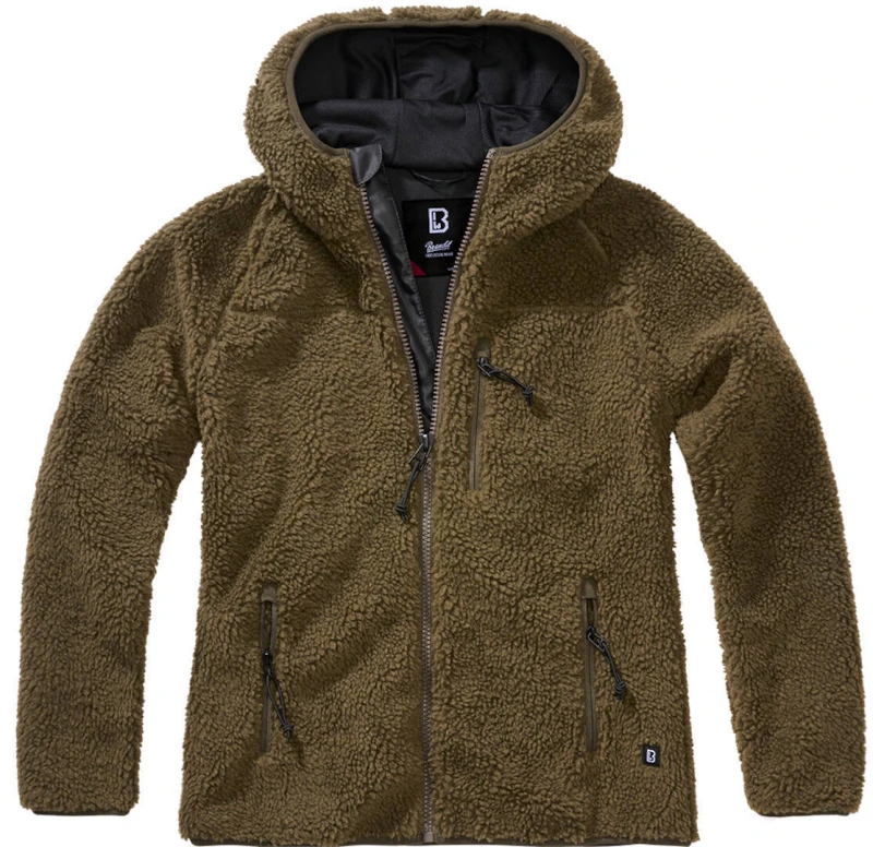 Image of Brandit Ladies Teddy Fleece Jacket Fleece Jacket woodland L Women