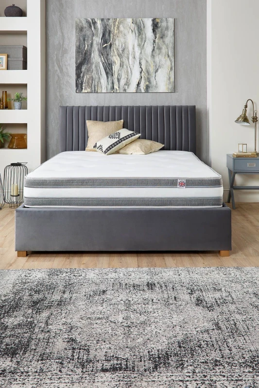 Image of Aspire Aspire Duo Breathe Airflow Pocket+ Mattress in White Size: Single White Single Unisex 5057632164186