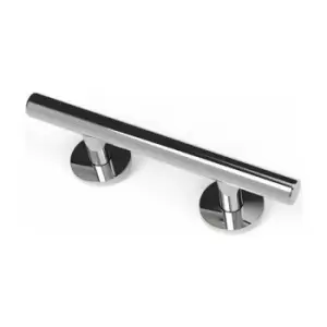 image of Nymas NymaSTYLE Straight Grab Rail with Concealed Fixings 355mm Length - Polished