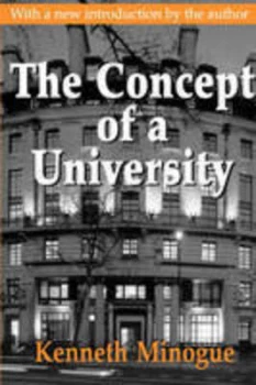 Image of The Concept of a University by Kenneth R. Minogue Paperback
