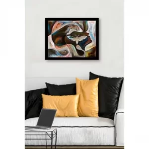 Image of SC0512 Multicolor Decorative Framed MDF Painting