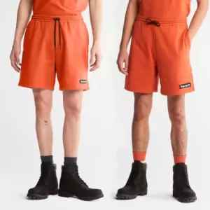 Image of Timberland All Gender Sweatshorts In Orange Orange Product gender genderless, Size XL