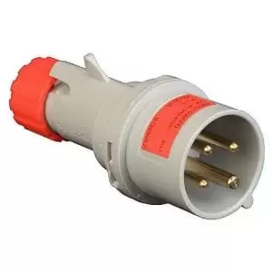 Image of Lewden 16A 3P+E 400V Plug IP44 - PM16-1500FPB