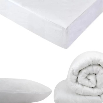 image of Linens and Lace Bedding Bundle - White