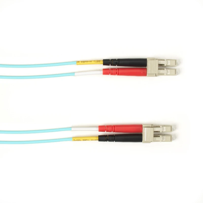 Image of Black Box EFE450-010M-AQ InfiniBand/fibre optic cable 10 m LC Aqua col