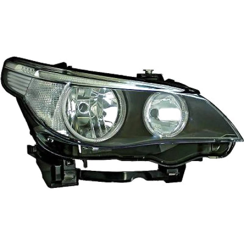 Image of DIEDERICHS 1224980 Headlights H7/H7, Right, with motor for headlamp levelling, Halogen Headlight (259)