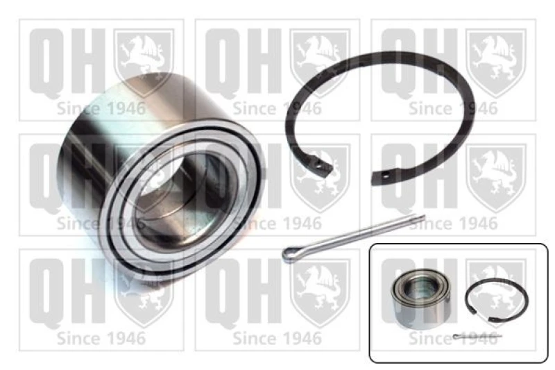 Image of QUINTON HAZELL Wheel bearing kit QUINTON HAZELL QWB1512