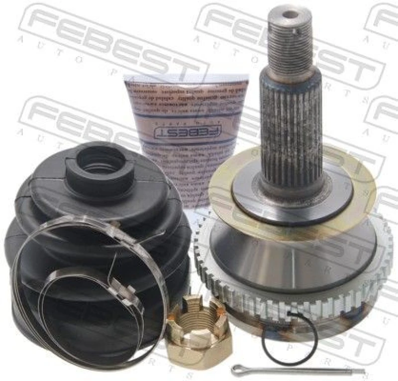 Image of FEBEST 1210-SFCLRRA52 CV Joint Wheel Side, with ABS sensor ring Joint Kit,drive shaft (5)