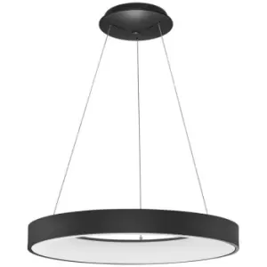 image of Netlighting Merano Bancroft 60cm Integrated LED Pendant Ceiling Light Sandy Blac