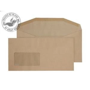 Image of Purely Everyday Mailer Gummed Window Manilla 80gsm DL 114x235 Ref 2904