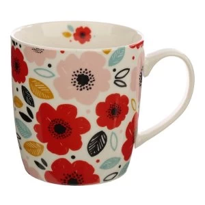 image of Poppy Fields Porcelain Mug