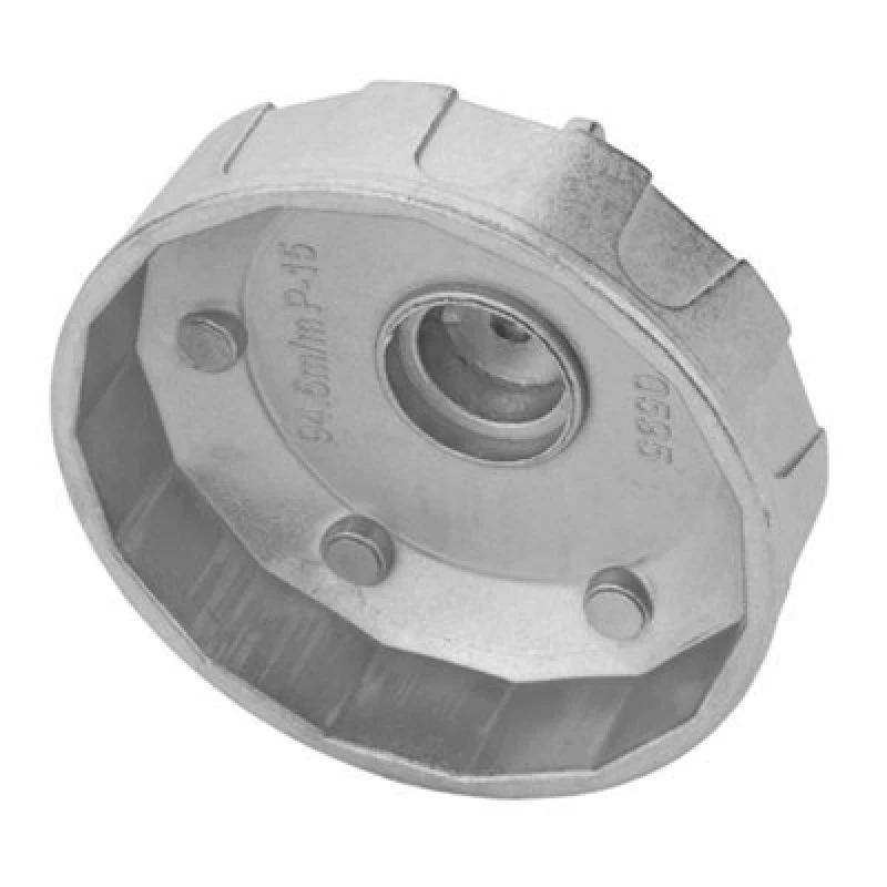 Image of Draper 27138 Oil Filter Wrench, 3/8" Sq. Dr., 94.5mm/15 Flutes
