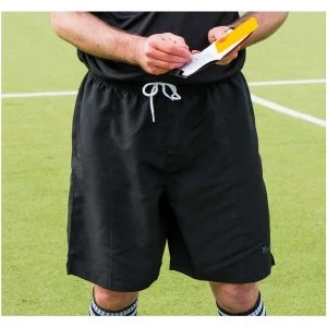 image of Precision Referees Shorts Black/White 38-40"