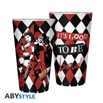 Image of DC Comics - Harley Quinn Large Glass