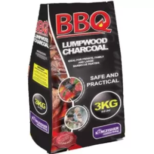 image of 15kg (5 x 3Kg Bags) Lumpwood Charcoal for Barbecues / BBQs