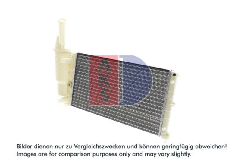 Image of AKS DASIS 300009N Engine radiator Aluminium, Mechanically jointed cooling fins Radiator,engine cooling (470)